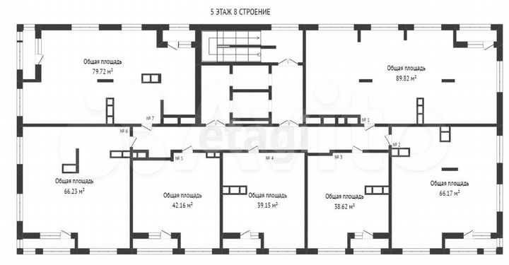 1-к. квартира, 39,2 м², 5/15 эт.