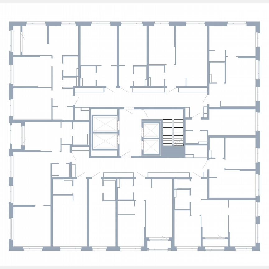 2-к. квартира, 69,2 м², 22/23 эт.