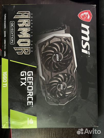 Видеокарта gtx 1660 ti 6gb
