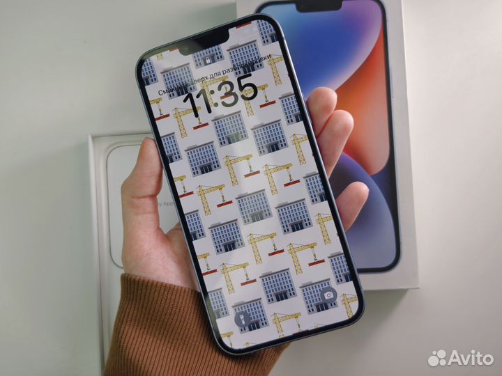 С коробкой iPhone 14 Plus 128 Gb sim+esim