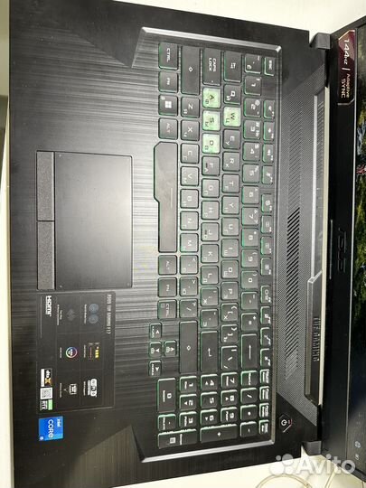 Игровой ноутбук asus TUF gaming F17