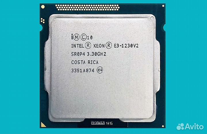 Процессор e3 1230 v2. Xeon e3 1230