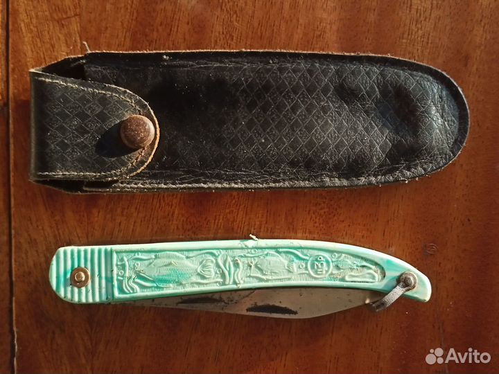 Нож раскладной Давыдково с рыбками