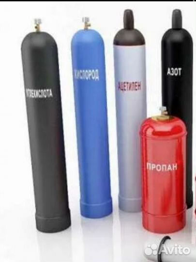 Газы.кислород,пропан,углекислота и др