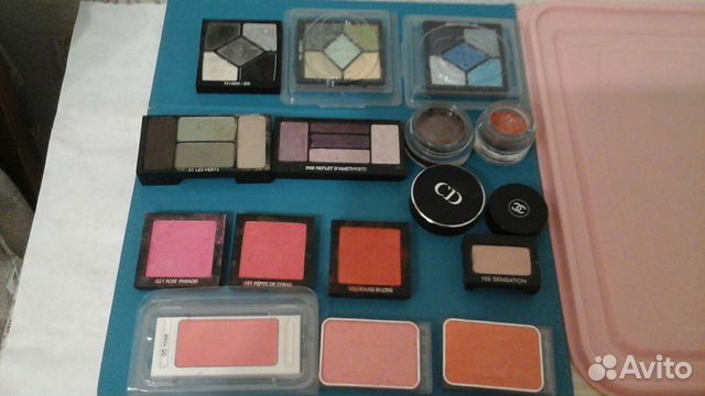 Тени и румяна французские новые и б/у