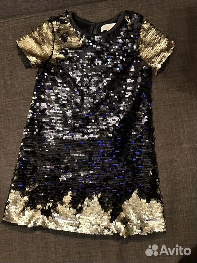 Плятье для девочки с пайетками