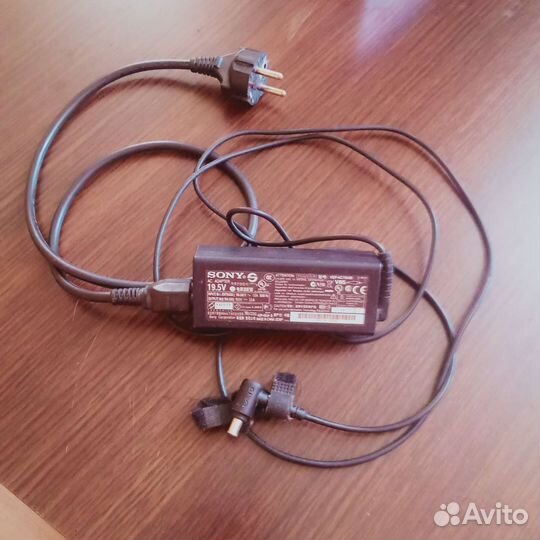 Зарядное устройство для ноутбука sony vaio