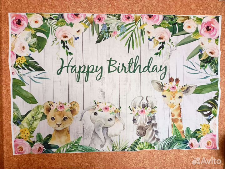 Плакат на день рождения