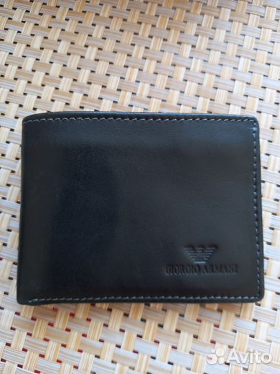 Кошелек мужской кожаный на магнитах