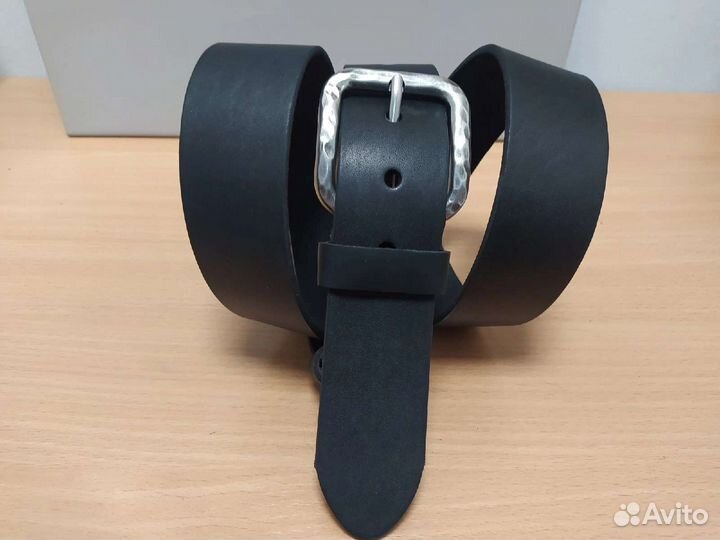 Ремень мужской кожаный. Новый