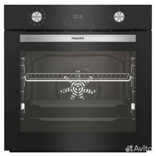Встраиваемый электрический духовой шкаф hotpoint fe8 831 jsh blg черный, серебристый