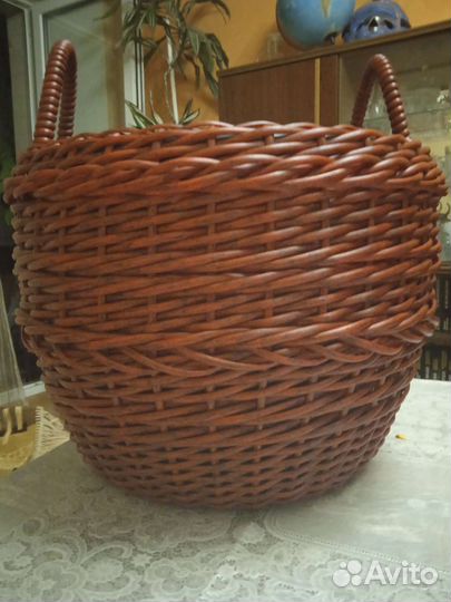 Горшок для цветов, Кашпо плетёное из ротанга