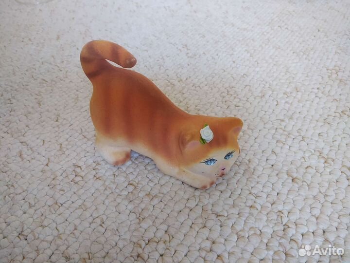 Копилка кошка рыжая