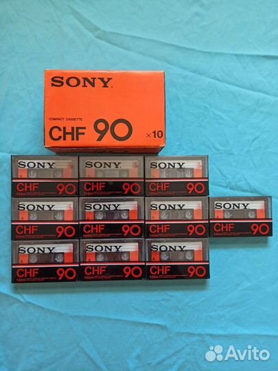 Аудиокассеты Sony CHF 90 новые