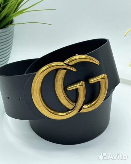 Широкий ремень Gucci