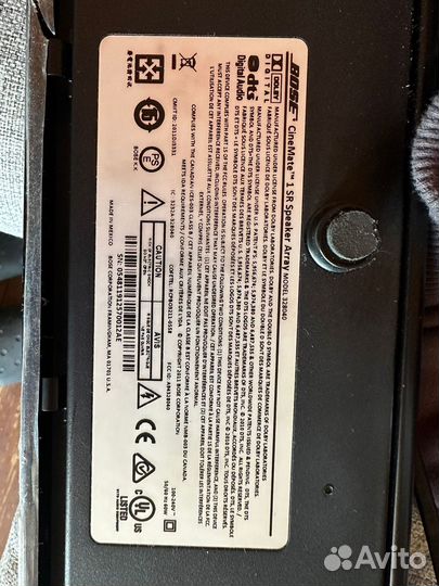 Саундбар Bose Cinemate 1SR Black