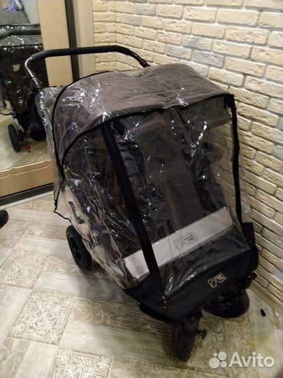 Коляска для двойни 3 в 1 mountain buggy duet