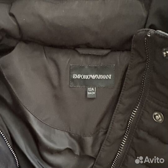 Пуховик emporio armani