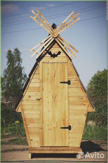 Дачный туалет с кошкой AEO