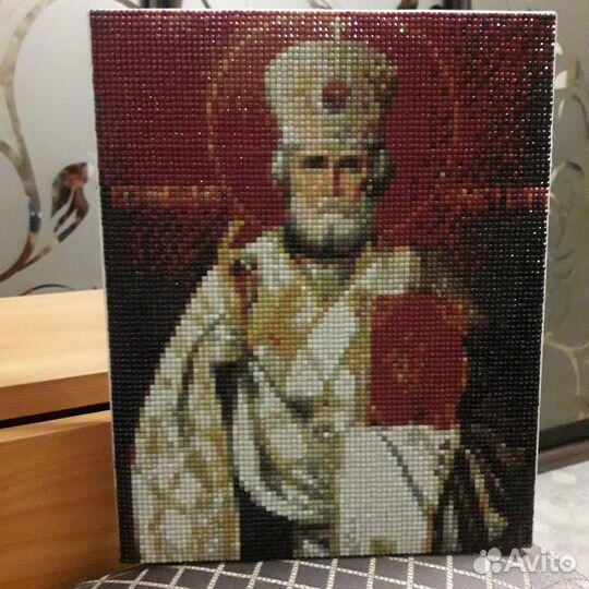Икона алмазная мозаика
