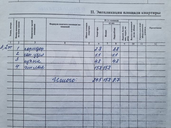 1-к. квартира, 24,5 м², 2/4 эт.