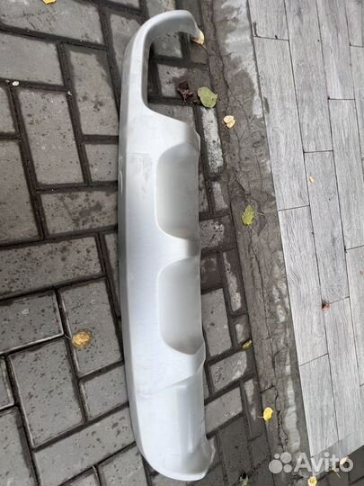 Накладка на задний бампер kia x-line