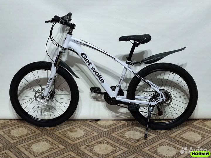 Подростковый велосипед Белый новый