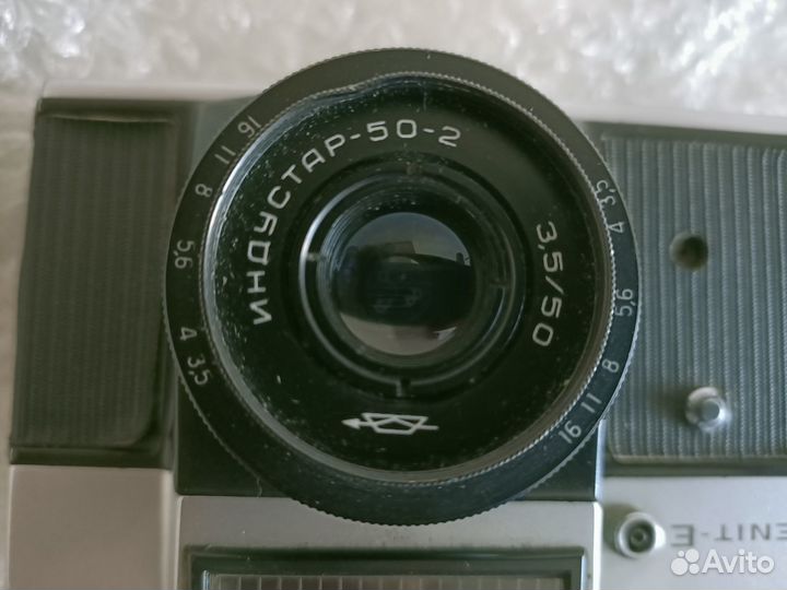 Фотоаппарат Зенит-Е, объектив индустар 50-2