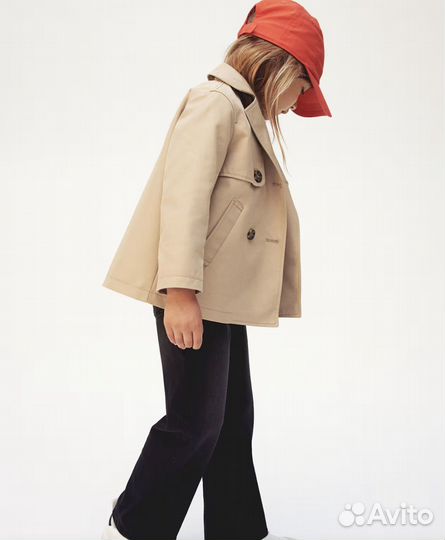 Тренч для девочки 128 hm