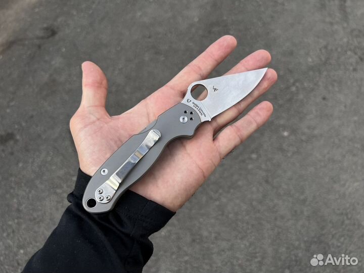 Нож Spyderco paramilitary 3 Титан