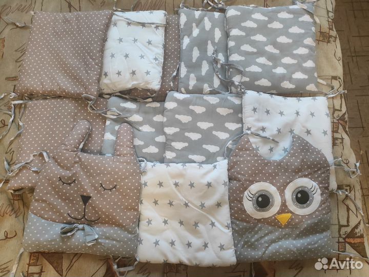 Бортики в кроватку