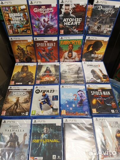 Игры ps5 лицензионные диски ps5