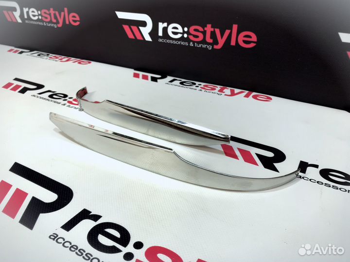 Накладки на зеркала Toyota Highlander c13г Хром