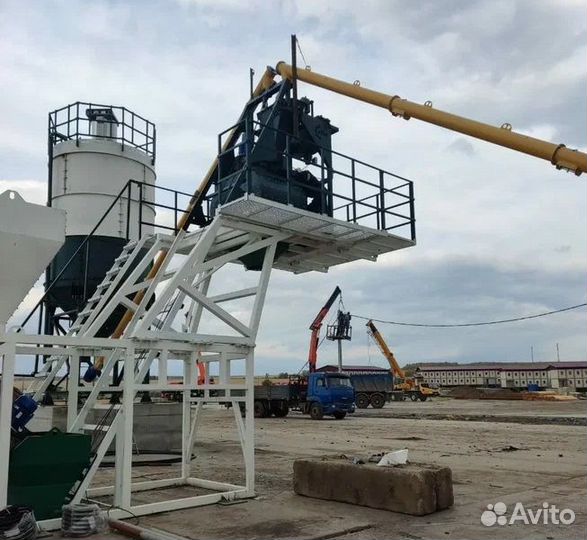 Бетонный завод мобильный 30 м3