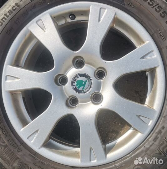 Оригинальные диски Skoda Octavia A5 R16