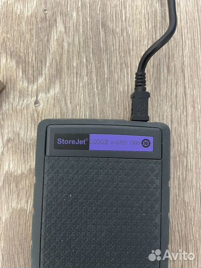 Переносной внешний жёсткий диск Transcend 500 gb