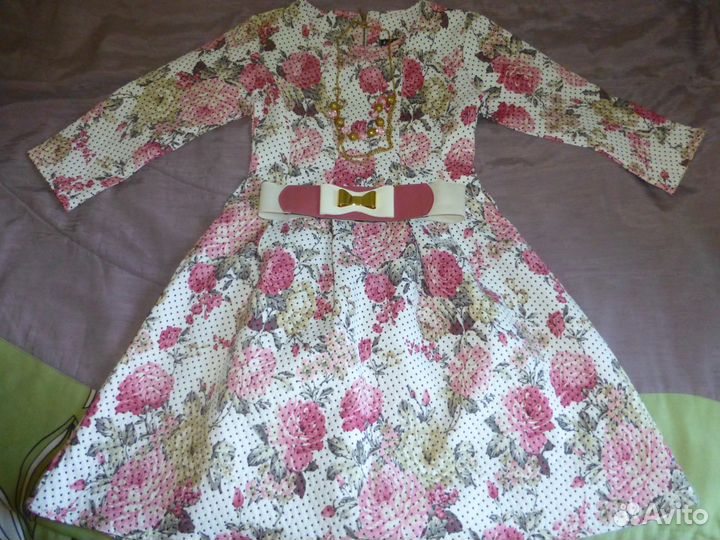 Платье девичье нарядное на рост 158-164 см