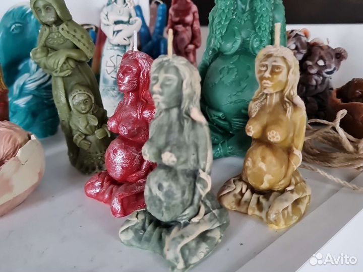 Свечи восковые ручной работы