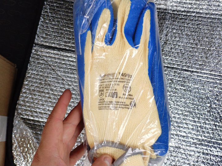 Перчатки прорезиненные цена за 1 пару