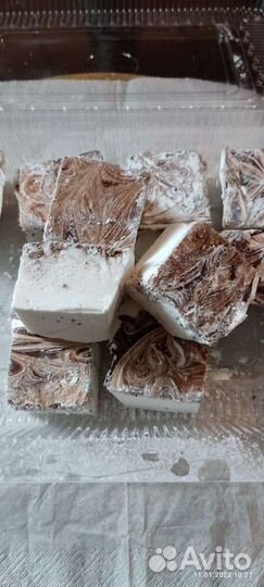 Маршмеллоу кубики (зефир), безе