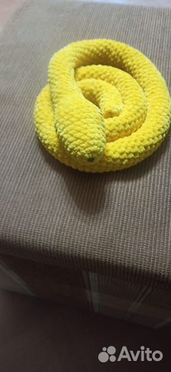Вязаные игрушки Амигуруми змеи
