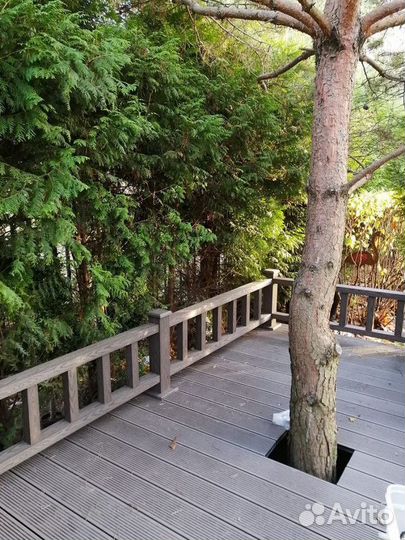 Террасная доска дпк CM decking natur дуб