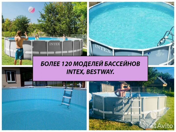 Бассейн каркасный Интекс