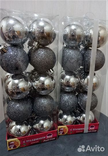 Новогодние шары на ёлку