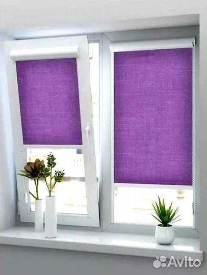 Рулонные шторы с направляющими