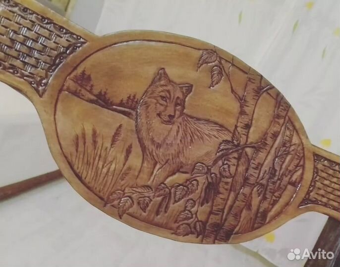 Комплект крафтовых хендмейд стульев 