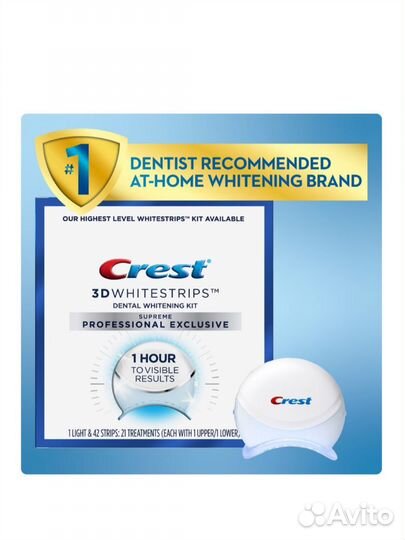 Crest 3D Whitestrips Supreme Professional