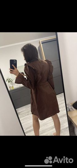 Платье с рюшами новое