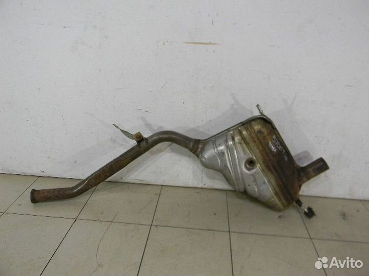 Задняя банка глушителя