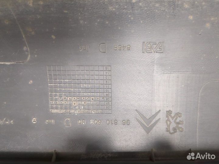 Накладка на порог левая передняя Citroen C5 2008, 2008